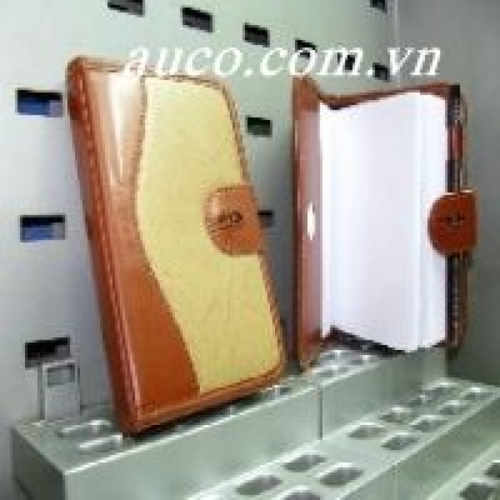 Sổ bìa da A5 có khuy cài SC25